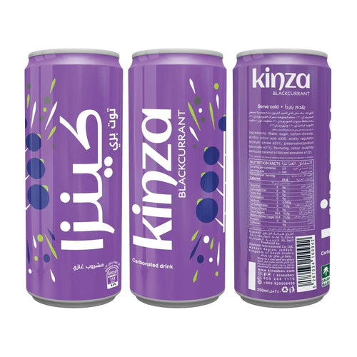 Kinza Blackcurrant 250 ml – 30 stk. pr. kasse