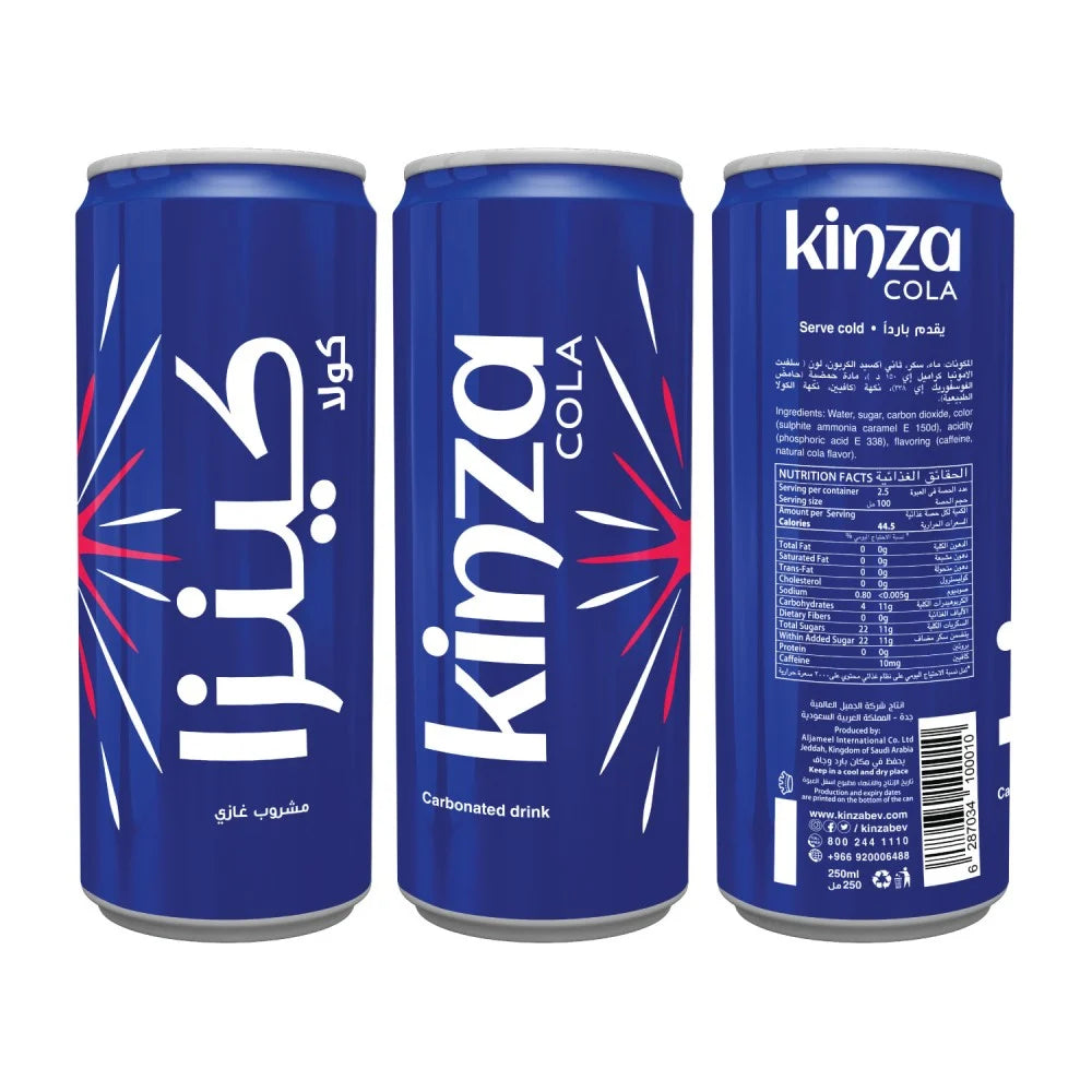 Kinza Cola 250 ml – 30 stk. pr. kasse