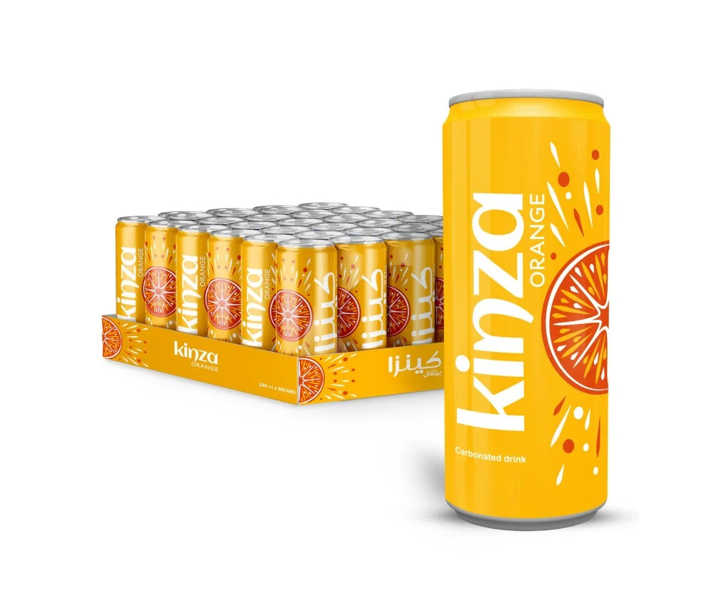 Kinza Orange 250 ml – 30 stk. pr. kasse